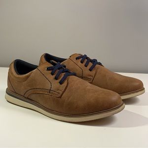 Max + Jack Boys Brown Owen Dress Shoes Size 5m New